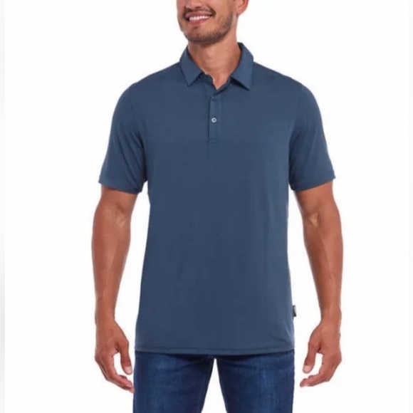 NWT Gerry Polo Blue Shirt Size M - Picture 1 of 5